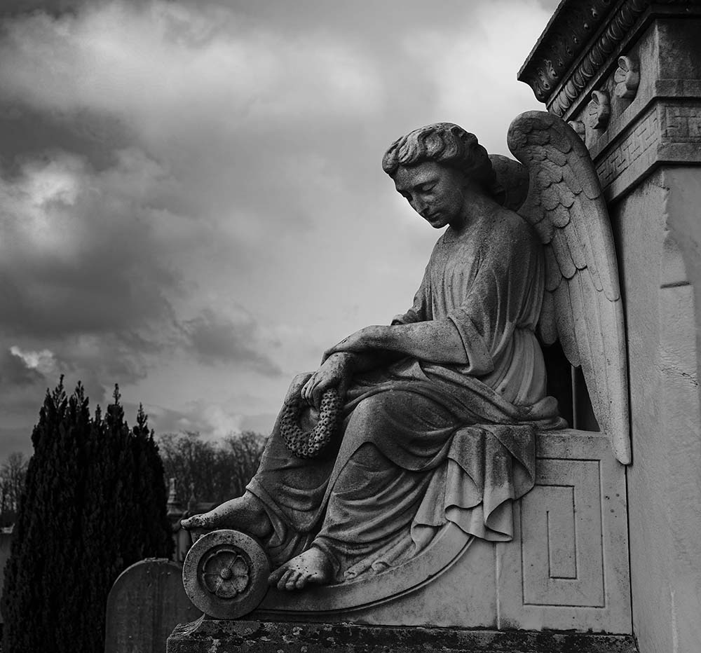 Ange au cimetière de Loyasse, Lyon Copyright JF LE MAOUT PHOTO