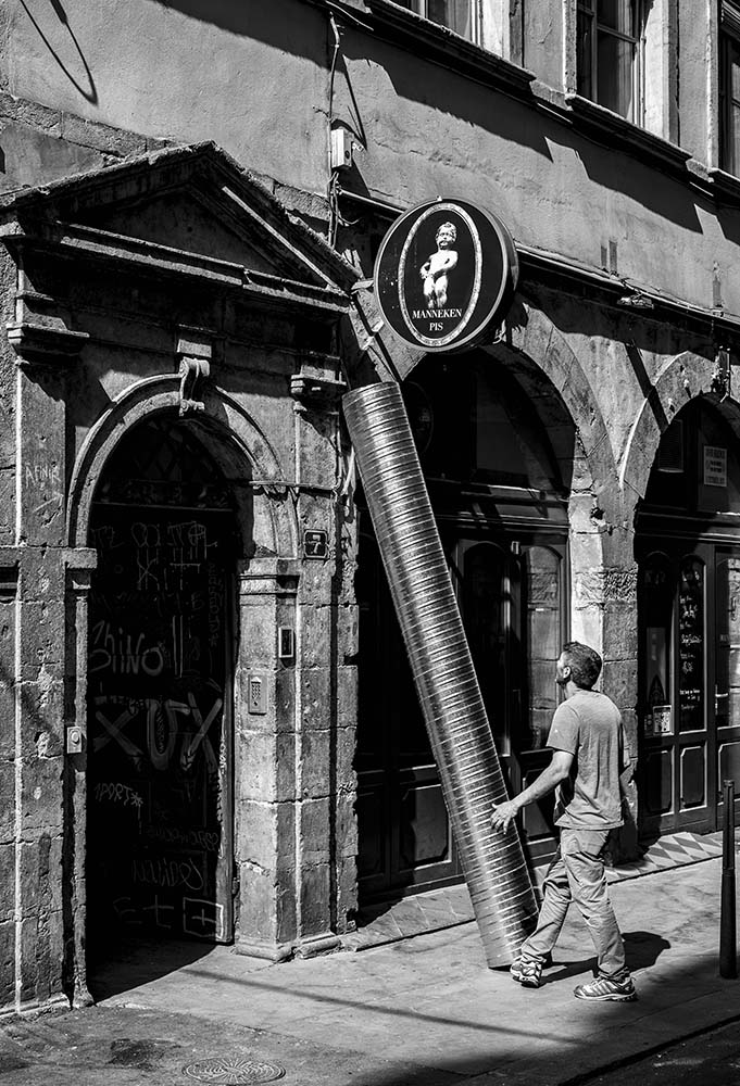 Pisser dans le tuyau, Lyon Copyright JF LE MAOUT PHOTO