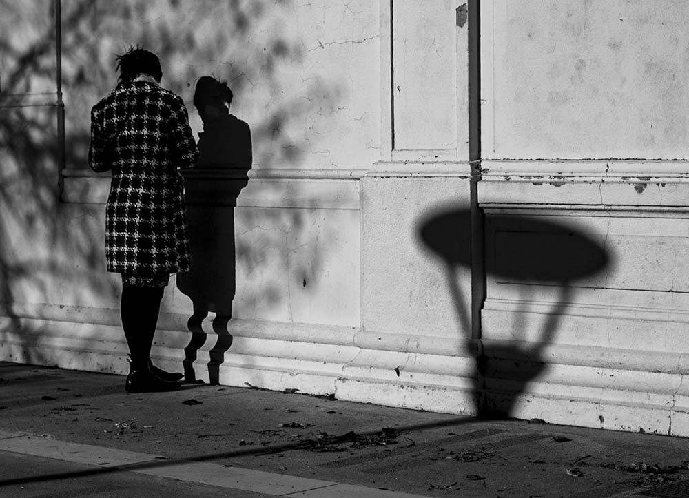 L'ombre d'une femme, Place Bellecour, Lyon Copyright JF LE MAOUT PHOTO